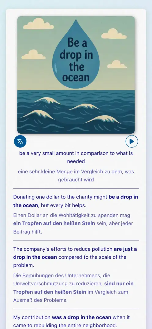 Screenshot der App