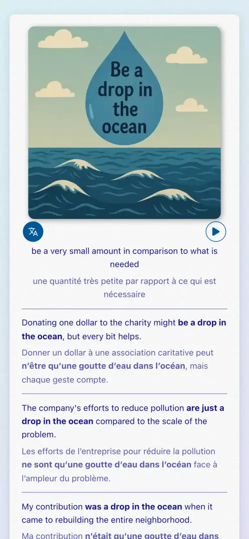 Capture d’écran de l’application