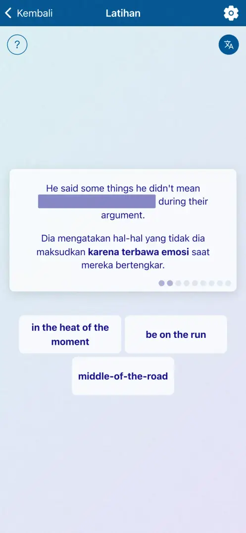 Tangkapan layar aplikasi