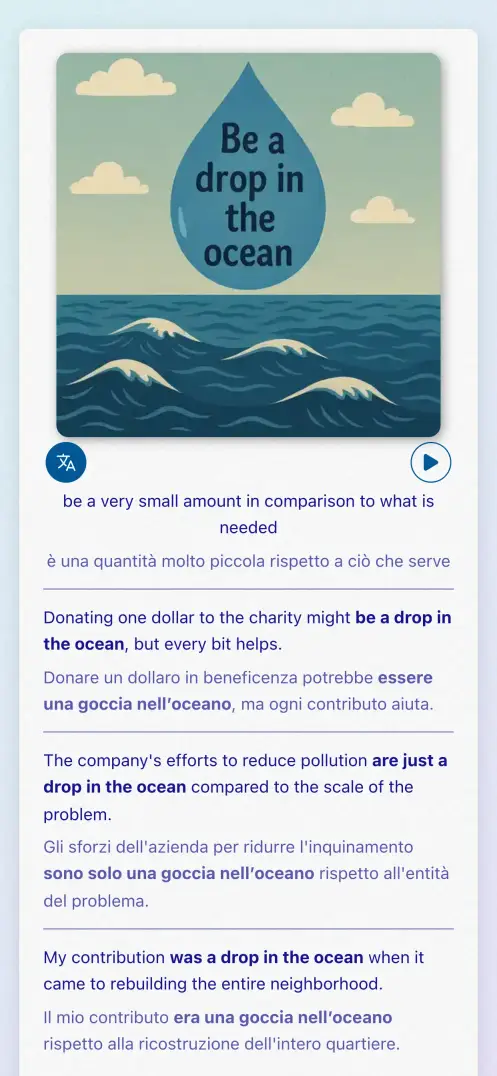 Schermata dell'app