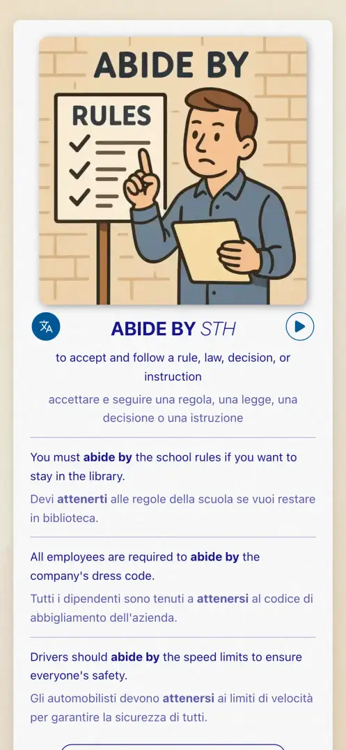 Schermata dell'app