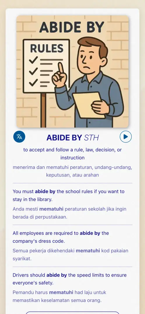 Tangkapan skrin aplikasi