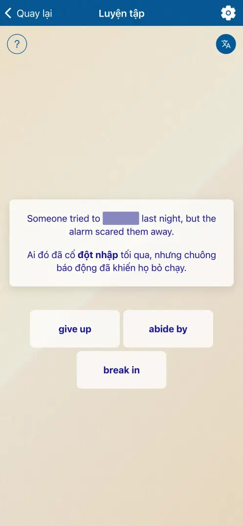 Ảnh chụp màn hình ứng dụng
